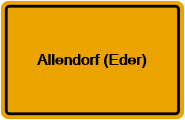 Grundbuchauszug Allendorf (Eder)